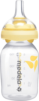 Medela Babyfles met Calma-zuigetje, geel, 0-6 maanden, 150 ml, 1 stuk