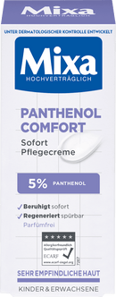 Mixa Verzorgingscrème Panthenol Comfort, 50 ml