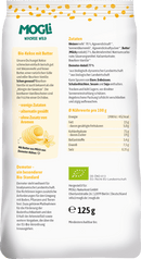 MOGLi Biscuits pour enfants Biscuits au beurre dès 3 ans, 125 g