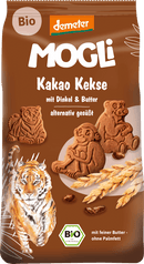 MOGLi Biscuits pour enfants cacao à partir de 3 ans, 125 g