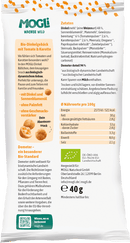 MOGLi Kindersnack speltballetjes met tomaat en wortel vanaf 3 jaar, 40 g