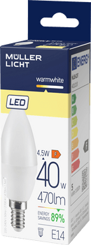 Müller Licht LED-kaarslamp 40 W E14 470 lm, 1 stuk
