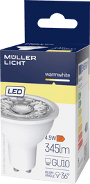 Müller Licht LED-reflector GU10 4,5 W 345 lm 36°, 1 stuk