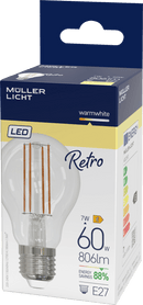 Müller Licht LED-retro-lamp 60 W E27 806 lm, 1 stuk
