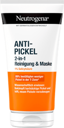 Masque visage anti-boutons 2 en 1 Neutrogena pour peaux impures, 150 ml