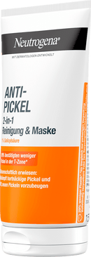 Masque visage anti-boutons 2 en 1 Neutrogena pour peaux impures, 150 ml