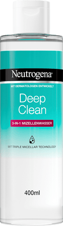 Neutrogena Micellair water Deep Clean 3-in-1, 400 ml