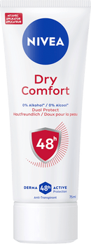 NIVEA Crème déodorante anti-transpirante Dry Comfort, 75 ml