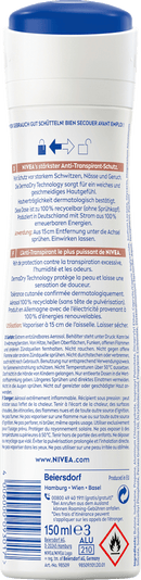 Déodorant anti-transpirant en spray NIVEA Derma Dry Control, 150 ml