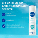 NIVEA Déodorant anti-transpirant en spray Dry Active, 150 ml
