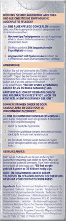 NIVEA Concealer Oogverzorging 3-in-1 Hyaluron Cellular Filler, Medium