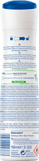 NIVEA Déodorant Spray Miracle Garden Fleur de Cerisier &amp; Groseille, 150 ml