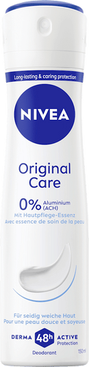 Déodorant en spray NIVEA Original Care, 150 ml