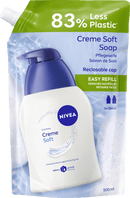 NIVEA Savon liquide crème soft recharge, 500 ml