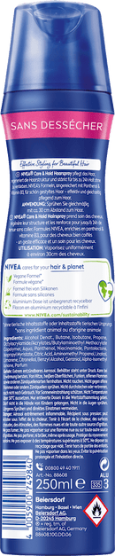 NIVEA Haarspray Verzorging & Fixatie, 250 ml