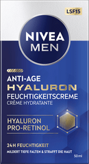 NIVEA MEN Anti-Age Hyaluron Hydratant, 50 ml