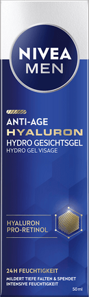 NIVEA MEN Anti-aging gezichtsgel met hyaluronzuur, 50 ml