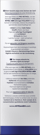 NIVEA MEN Anti-aging gezichtsgel met hyaluronzuur, 50 ml
