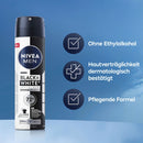 NIVEA MEN Antitranspirant deospray Black & White Invisible Original, 150 ml