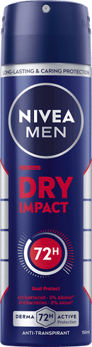 NIVEA MEN Deo Spray Anti-transpirant Dry Impact, 150 ml