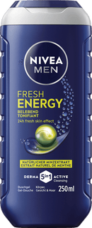 NIVEA MEN Douchegel Fresh Energy 5-in-1, 250 ml