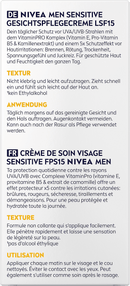 Crème visage NIVEA MEN Sensitive SPF 15, 75 ml