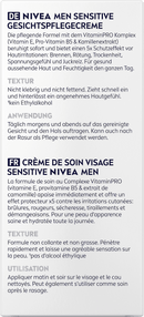 NIVEA MEN Soin de Jour Crème Visage Sensible, 75 ml
