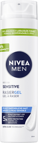 NIVEA MEN Scheergel Sensitive, 200 ml