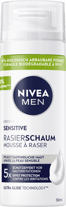 NIVEA MEN Mousse à raser Sensitive, 50 ml