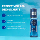 NIVEA MEN Déodorant Pulvérisateur Déodorant Fresh Active, 75 ml