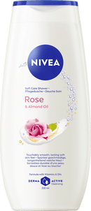 NIVEA Verzorgende douchegel Roos & Amandelolie, 250 ml