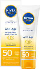 NIVEA SUN Crème Solaire Visage, Anti-Âge, SPF50, 50 ml
