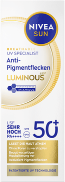NIVEA SUN Fluide Solaire Visage Anti-Pigmentation, SPF 50+, 40 ml