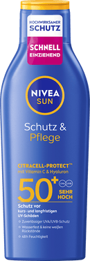 NIVEA SUN Lait Solaire Protection &amp; Soin SPF 50+, 200 ml