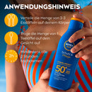 NIVEA SUN Lait Solaire Protection &amp; Soin SPF 50+, 200 ml