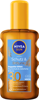 NIVEA SUN Huile Solaire Protection &amp; Bronzage SPF 30, 200 ml