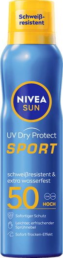 NIVEA SUN Zonnenspray in spuitbus UV Dry Protect Sport, SPF 50, 200 ml