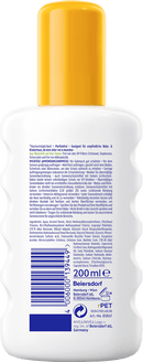 NIVEA SUN Spray Solaire Enfants, Protection &amp; Soin peaux sensibles, SPF 50+, 200 ml