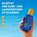 NIVEA SUN Zonnenspray Bescherming & Verzorging SPF 50+, 200 ml