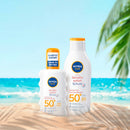 NIVEA SUN Zonnenspray voor de gevoelige huid, onmiddellijke bescherming SPF 50+, 200 ml