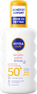 NIVEA SUN Zonnenspray voor de gevoelige huid, onmiddellijke bescherming SPF 50+, 200 ml