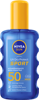 NIVEA SUN Zonnenspray UV Dry Protect Sport, SPF 50, 200 ml