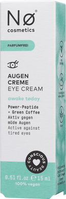 Crème contour des yeux Nø Cosmetics Wake Up Today, 15 ml