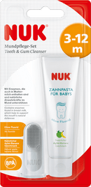Nuk Ensemble de soins bucco-dentaires à partir de 3 mois, 1 pièce