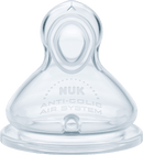 NUK Drinkzuigertjes First Choice+ siliconen 6-18 maanden, 2 stuks