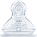 NUK Drinkzuigertjes First Choice+ siliconen, maat M (melk), 6-18 maanden, 2 stuks