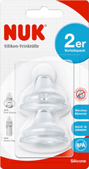 NUK Siliconen drinkzuignapjes, vanaf 6 maanden, 2 stuks