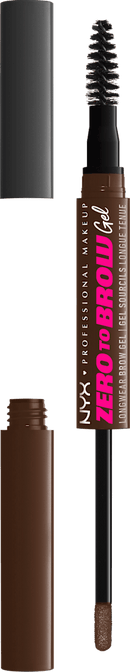 NYX PROFESSIONAL MAKEUP Gel pour les sourcils Zero To Brow 07 Espresso, 2,3 g