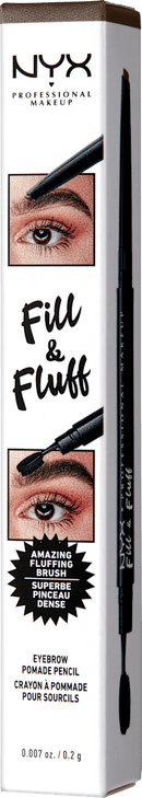 NYX PROFESSIONAL MAKEUP Wenkbrauwstift Fill & Fluff Wenkbrauwpomade 05 Ash Brown, 0,2 g