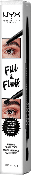 NYX PROFESSIONAL MAKEUP Wenkbrauwstift Fill & Fluff Wenkbrauwpomade Clear 09
